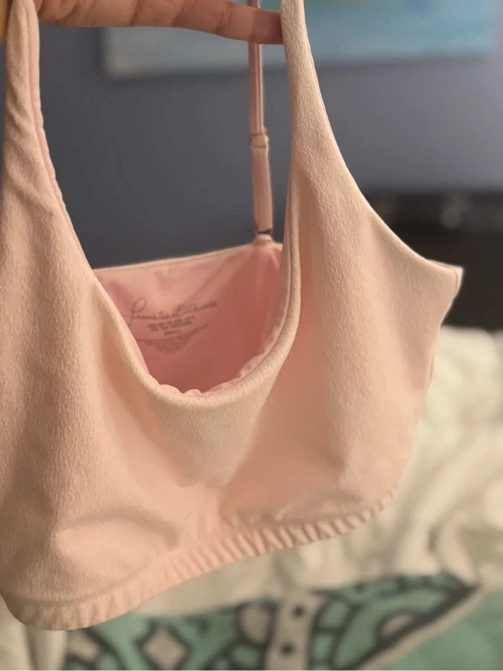 Frankie's Bikinis Light Pink Bikini Top - PERFECT CONDITION NEVER WORN!